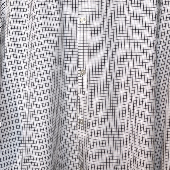 Mizzen + Main Leeward Performance Fabric Long Sleeve Shirt Medium Tall Trim Fit - Picture 2 of 10